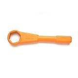 Wright Tool 18H58 6-Point Heavy Duty 1-13/16-Inch Safety Orange Straight Handle Striking Face Box Wr