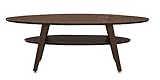 大川家具 GART リビングテーブル LT-OVAL (LT-オーバル) ブラウン