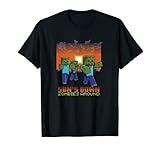 Minecraft Sun's Down Zombies Around Tシャツ