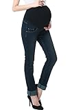 Momo Maternity PANTS レディース US サイズ: 26 カラー: ブルー