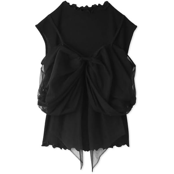 Amazon | [ファーファー] オフショルフリルプルオーバー