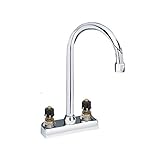 American Standard 7490.000.002 Heritage 4-Inch Centerset Bar Faucet Metal Handles, Polished Chrome [