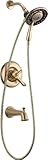 Delta T17494-CZ-I Linden Monitor 17 Series Tub and Shower with In2Ition Two-In-One Shower, Champagne