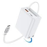ChrisPow PD35W 巻取り式 急速充電器 type-c PD3.0/QC3.0/PPS規格対応/65cm伸縮ケーブル/GaNIII技術 タイプC充電器 折り畳み式プラグ​​ タイプcアダプター PDケーブル 電源アダプター 3-in-1 PD充電アダプター USBコンセント 3台同時 ​Phone​17 16 15、Galaxy S25 S24 S23、Android機種 ホワイト