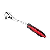 Senzeal 72ティースエクステンディング クイックリリースラチェットレンチツール 3/8"-Curved M-7