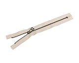 Y.K.K ワイケイケイ 金属ファスナー 20cm 5本 ベージュ 4LFAG20-572 5本入り