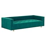 arne ベンチソファ ベンチ イス 背もたれ 肘掛け 片肘付き コーナーソファー Baggy DX-コの字 3×7 モケット ブルーグリーン