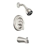 Moen L82694EPSRN Posi-Temp Pressure Balanced Tub and Shower Trim from the Adler Collection, Spot Res