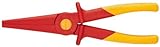 Knipex Tools 98 62 02 Flat Nose Plastic Pliers 1000V Insulated Red/Yellow [並行輸入品]