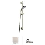 Rohl D63003STN Bossini Multi Function Hand Shower with Slide Bar & Hose Finish, Satin Nickel by Rohl