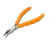 Hanchen AC-15 メガネ専用 先曲ヤットコ ペンチ パット/クリングス/鼻当て調整 内蔵バネ 眼鏡屋用 (プラスチック柄)