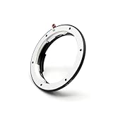 Toileum LR-EOS EFマウントアダプターリング Leica Rマウントレンズに対応 キヤノン EOS EF EF-Sマウントカメラボディーに対応 5D3 5D2 6D 5D 7D 70D 60D 50Dカメラ用アダプターリング 無限遠実現 マニュアルフォーカスレンズアダプターリング(LR-EOS EF)