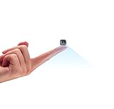 Faunow 超小型ミニカメラ、1080P高解像度スパイカメラ、赤外線暗視機能付き、交換用バッテリー付きで携帯しやすい ケーブルなしでも長時