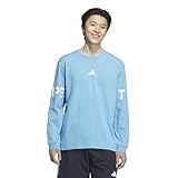 [アディダス] 長袖 Tシャツ ワード 長袖 Tシャツ メンズ KQD24 セミブルーバースト (JM2078) XL