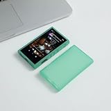 に適用するソニー ウォークマン NW-A306 NW-A307 NW-A300シリーズ用 カラフルなソフトTPUマット保護シェルスキンケースカバー (クリアグリーン)