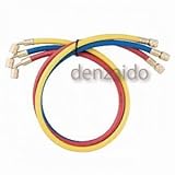 FUSO R407C/R404A/R507A/R134a チャージホース 150cm 赤 FS-721B-1