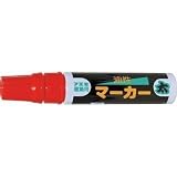 不易糊工業:フエキ 油性マーカー 太 赤 YMJ-8 型式:YMJ-8