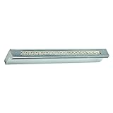 Atlas Homewares 3201 Crystal Collection 4.7-Inch Bar Inset Crystal Thin Pull, Brushed Anodized Alumi
