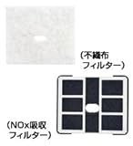 メルコエアテック 室内用（その他） 自然給気ユニット（角形／正面気流調節付タイプ）交換用フィルター｜NOx吸収 【AT-100QNKX-F】【AT100QNKXF】