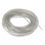 uxcell ソリッドラバーコードチューブ ゴムチューブ 全長5m 直径2mm グレー DIYクラフトビーズ ネックレス ブレスレット用