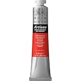 Winsor & Newton Artisan Water Mixable Oil Color, 200ml, Cadmium Red Hue by Winsor & Newton