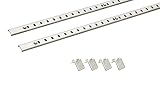 南海プライウッド 棚受け ステンレス棚柱セット シルバー 15×1820mm TBS-SS