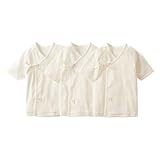 [ベルメゾン] 日本製 短肌着 ３枚 セット オフホワイト サイズ：春夏用５０