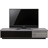 システムK TVボード テレビボード ローボード 引き出し 強化ガラス テレビ台 テレビ収納 完成品 幅150cm グレー