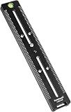 Koolehaoda 240mm クイックリリースプレート レールノード ダブルダブテイルクランププレートArca Swiss デジタル一眼レフ カメラ、三脚、ボール ヘッドに対応