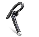 Bluetoothヘッドセット 【2021年業界先端 Bluetooth5.2】 Bluetoothイヤホン ワイヤレスヘッドセット イヤホン 片耳 ビジネスヘッドセット 耳掛け式 左右耳兼用 CVC8.0ノイズキャンセリング ハンズフリー通話 10時間連続使用 ミュート/SIRI機能搭載500mAh充電ケース付 自動ペアリング 日本語ガイダンス 運転/電話会議/オンライン勉強/授業/仕事用/業務用