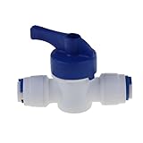Dovewill 　1/4インチ　ボール　バルブ　クイック　接続　浄水器用　制御スイッチ