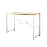AIRLYA-Life コンピュータデスクホームオフィスライティング学習テーブル、モダンシンプルスタイルラップトップテーブルナチュラル、安定