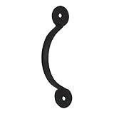 a29 Hand Forged Ironキャビネット引き出し、ナチュラルブラックアイアン仕上げ