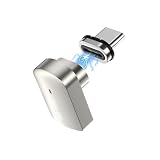 日本の中小企業 Type-C to Type-C マグネット式 変換アダプタ L字 USB-C 240W 8K60Hz USB3.2 GEN2 40Gbps typec ハブ typec to type c usb c マグネット 充電 データ転送 変換アダプタ usbc マグネット変換アダプター (Cタイプ, 1個)