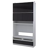 JKプラン Alnair　リビング収納庫 壁面収納庫（鏡面仕上げ） テレビ台 上ラック付き 幅120cm ダークブラウン FAL-0019SET-DB