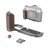 SmallRig X-T50用ハンドグリップ FUJIFILM対応X-T50用カメラ木製 L 字型グリップ Arca用クイックリリースプレート内蔵 シャッターボタンとホットシューカバー付き （チャコールシルバー）4736