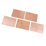 B Baosity 5pcs 7x10cm 片面 プロトタイプ PCB回路基板 銅 クラッドプレートラミネート