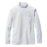 [バートル] モックネックロング Tシャツ (ユニセックス) 655 長袖 ストレッチ 消臭 XL 29ホワイト