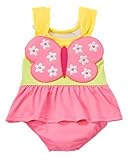 GymboreeジンボリーFlower Butterfly Color Blocks Swimsuit フラワーバタフライ カラーブロック ワンピース スイムスーツ[水着]　[ベビー　水着]　[ジンボ