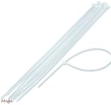 200パック24 "ケーブルタイHeavy Duty 160lb 9 mm x 24 "ロングケーブルタイZip Ties