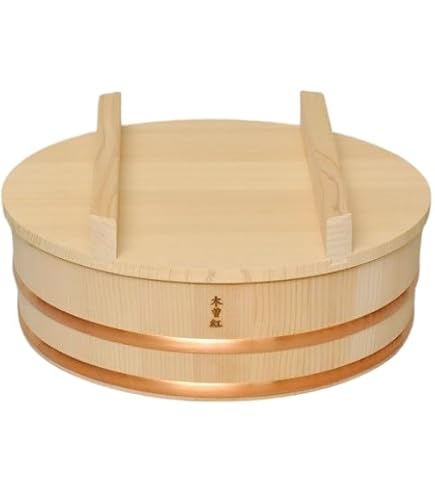Amazon｜ヤマコー 木製銅箍 飯台(サワラ材) 66cm 4223｜おひつ