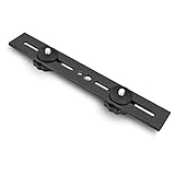 UTEBIT カメラプレート 撮影用 1/4 3/8 変換ネジ 雲台 三脚 プレート 2台 取り付け可能 雲台 二股 ホットシュー付き カメラマウント 毎側負荷荷重2.5kg 固定 ビデオ雲台 撮影 台 ビデオライト/ストロボに対応 一脚 l字ブラケット スライディングプレート ストロボ ブラケット アクセサリー 20.3cm