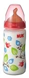 NUK プレミアムチョイスほ乳びん(ポリプロピレン製) 天然ゴムニップル 300ml スカイリーフレッド FDNK0040212