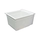 Samson sm-19-w壁掛け式ランドリーTub 22.375-in W x 26-in D X 14-in H、グレー