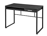 パソコンデスク デスク 幅100cm 机 つくえ 作業台 引出し付き /ブラック