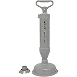 日本クリンテック(Nihon Clean tech) ポンプ式 パイプクリーナー 直径15.5cm 全長41cmすっぽん トイレ洗面台 排水口 詰まり解消