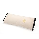 DealMuxベージュ車の安全ストラップカバー枕シートベルトパッドショルダークッション