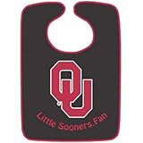 Oklahoma Sooners Two TonedスナップBaby Bib