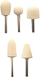 Enkay 153-69C Felt Cone, 1/4-Inch Shank, Carded [並行輸入品]
