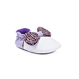 MUK LUKS ユニセックス・キッズ MUK LUKS® Baby Soft Shoes- Plum カラー: パープル